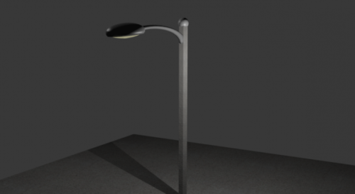 illoyalitet fedt nok i mellemtiden Street Light (lamp) Free 3D Model - .3ds, .Blend, .Dae, .Fbx, .Mtl -  123Free3DModels