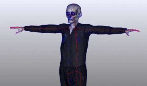 Phycho Zombie Cop Rigged For Animation