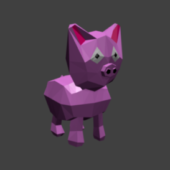 LowPoly Pig