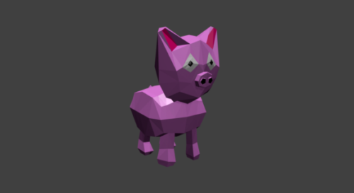 LowPoly Pig