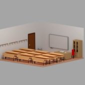 A Lowpoly Classroom