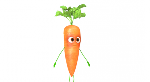 Rigged Carrot Character