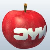 Apple With Logo