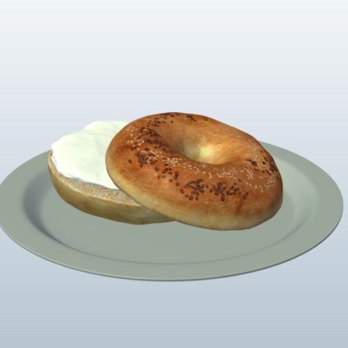Bagel With Cream Cheese V1