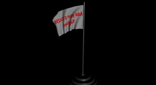 Flag Pole Animated + Unity Package