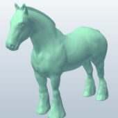 Clydesdale Horse Nuetral V1