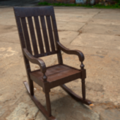 Rocking Wooden Chair