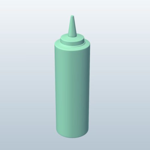 Ketchup Bottle Squeezable V1