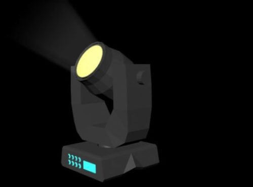 Low Poly Moving Head