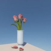 Tulip In A Vase