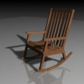 ‘annie’ Wooden Rocking Chair