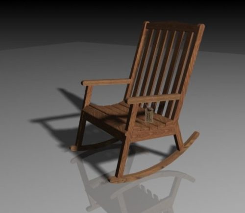 ‘annie’ Wooden Rocking Chair