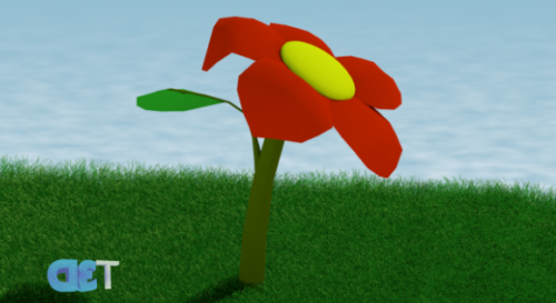 Flowercartoon + Realisticgrass