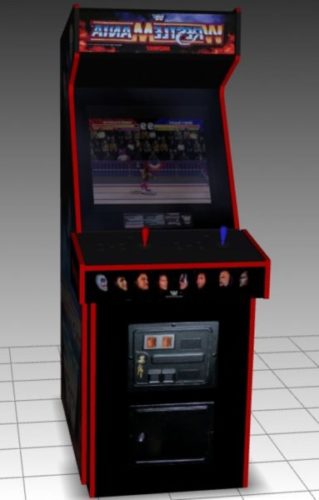 Wwf Upright Arcade Machine