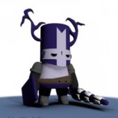 Castle Crashers Purple Knight
