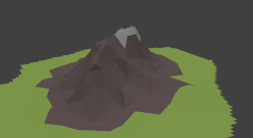 Mountain Low Poly (mount1)