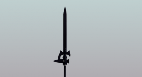 Kirito Sword 3D Model - .Blend - 123Free3DModels
