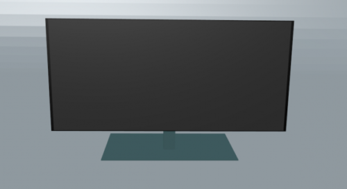 Lowpoly Lcd Monitor