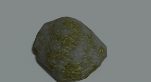 Low Poly Rock For Games
