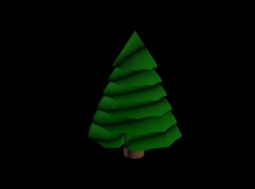 Lowpoly Pine Tree