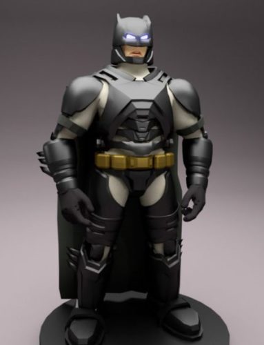 Batman Armor Free 3D Model - .Blend - 123Free3DModels