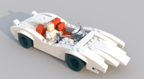 Lego White Car