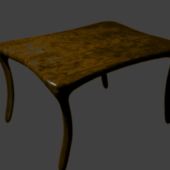 Table Curved Legs