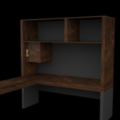 Wall Desk With Cabinet