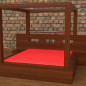 Wooden Bed Old Style