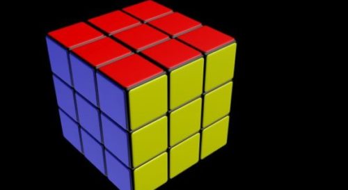 Rubik Cube Simple Style