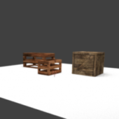 Wood Crate Box
