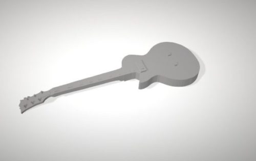 Lowpoly Electric Guitar