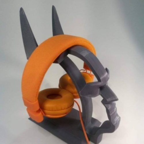 Batman Headset Stand Free 3D Model .Stl 123Free3DModels