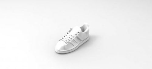 Adidas Superstar Shoes Free 3D Model - .C4d, .Obj - 123Free3DModels