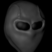 Alien Head Character