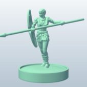 Amazon Warrior Spear Character
