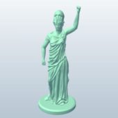 Athena God Statue