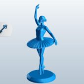 Ballerina Bourree Dancing Statue