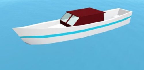 Lowpoly Speed Boat