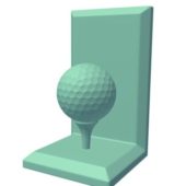 Bookend Golf Ball