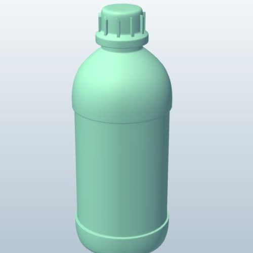Boston Plastic Round Bottle