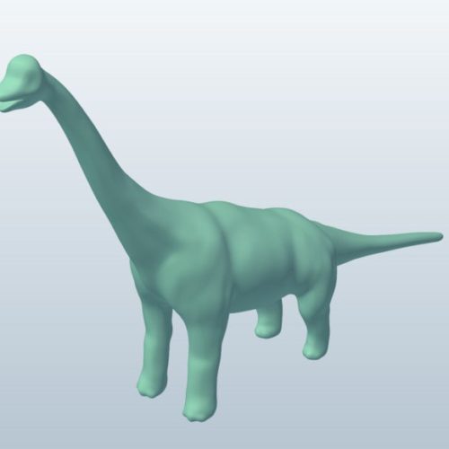 Brachiosaurus Dinosaur Free 3D Model - .Obj, .Stl - 123Free3DModels.