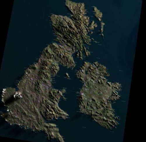 British Island Map