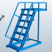 Metal Cantilever Ladder
