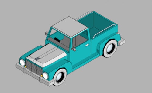 Game Car Lowpoly