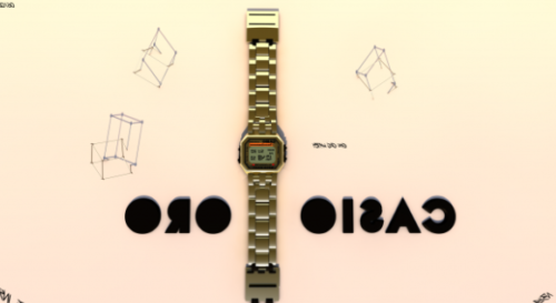 Casio Gold Watch