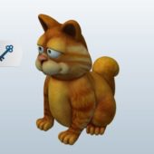 Cartoon Cat Character