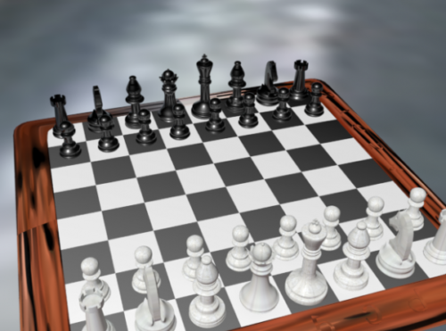 Western Simple Chess Set