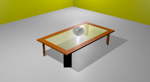 Rectangular Glass Coffee Table