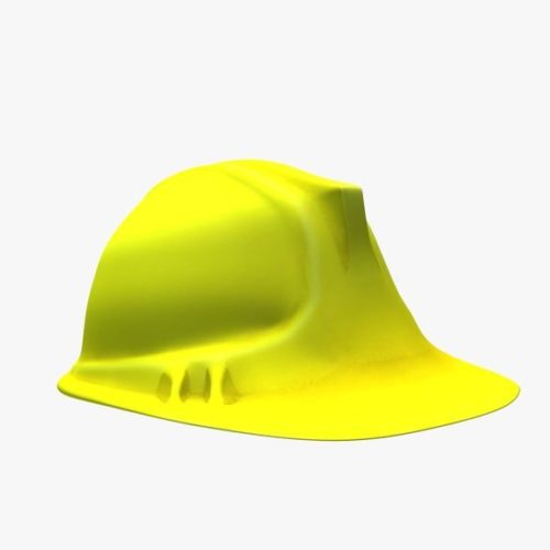 Construction Helmet 3D Model - .Obj, .Stl - 123Free3DModels